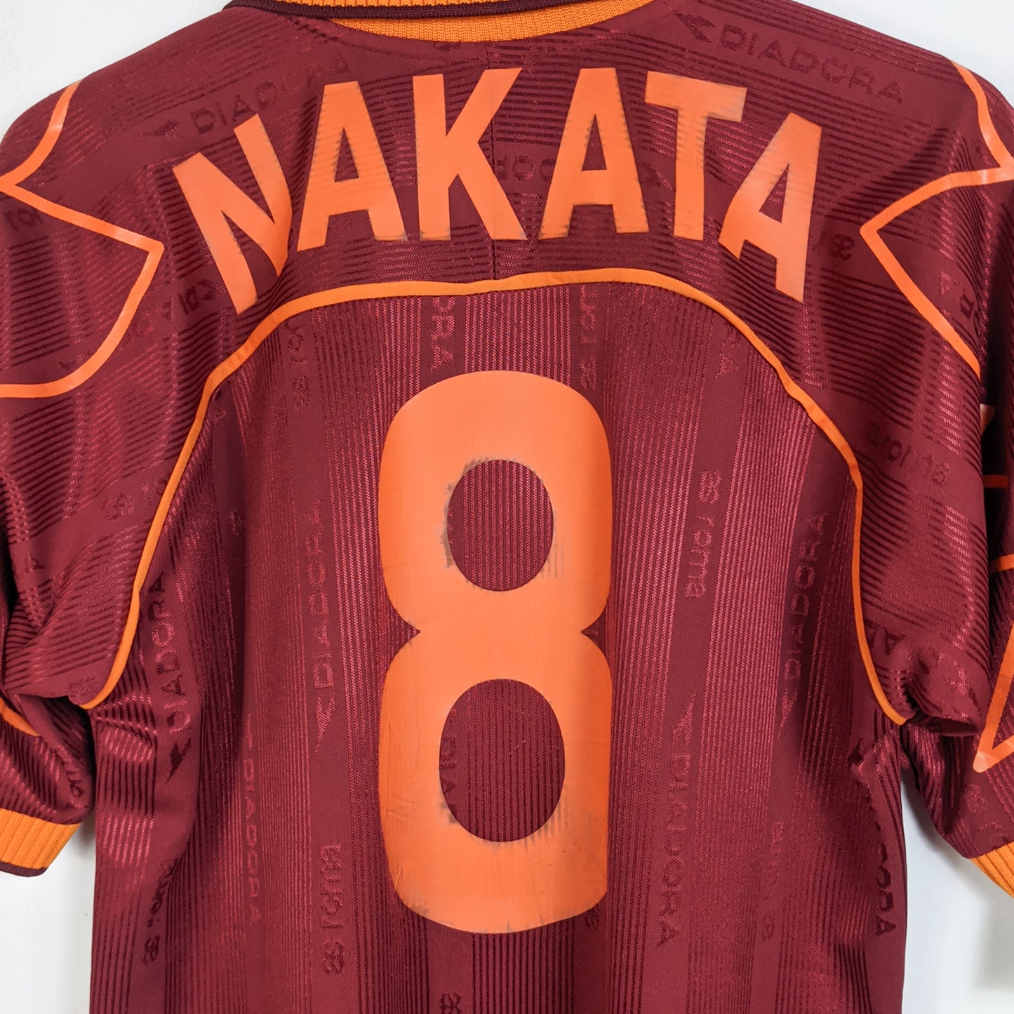 Original AS Roma 1999/00 Home - Nakata #8 Size fit M