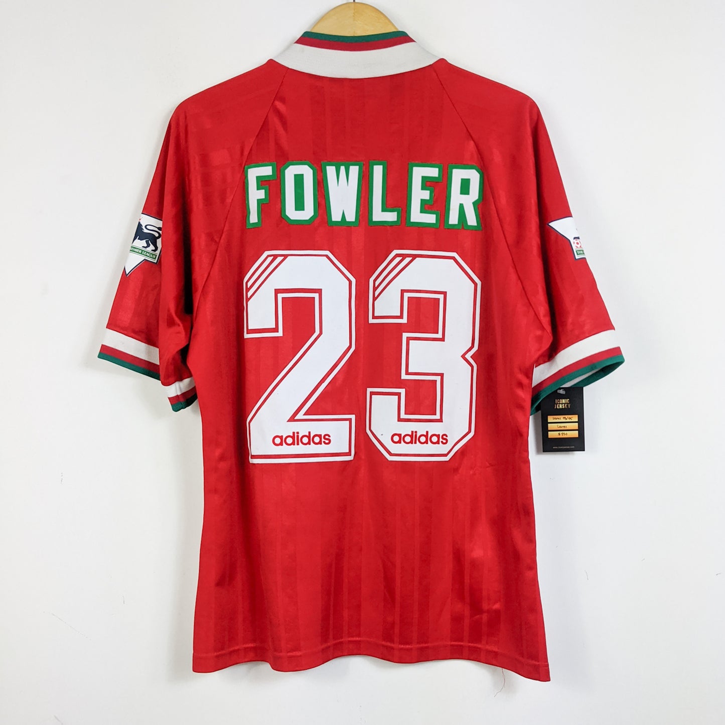 Original Liverpool 1993/95 Home - Fowler #23 Size fit L