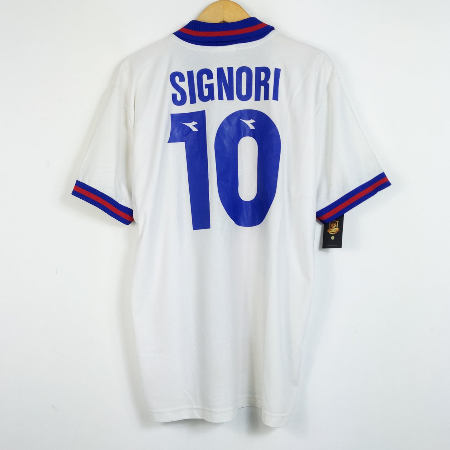 Original Bologna 1998/99 Away - Signori #10 Size fit XL