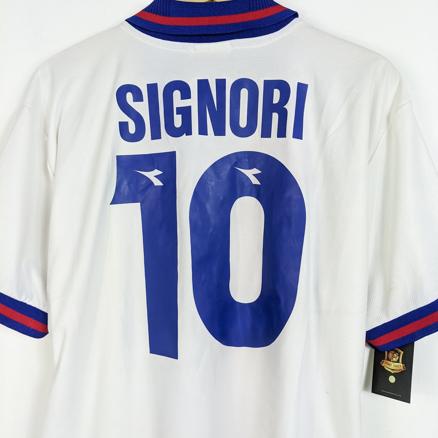 Original Bologna 1998/99 Away - Signori #10 Size fit XL