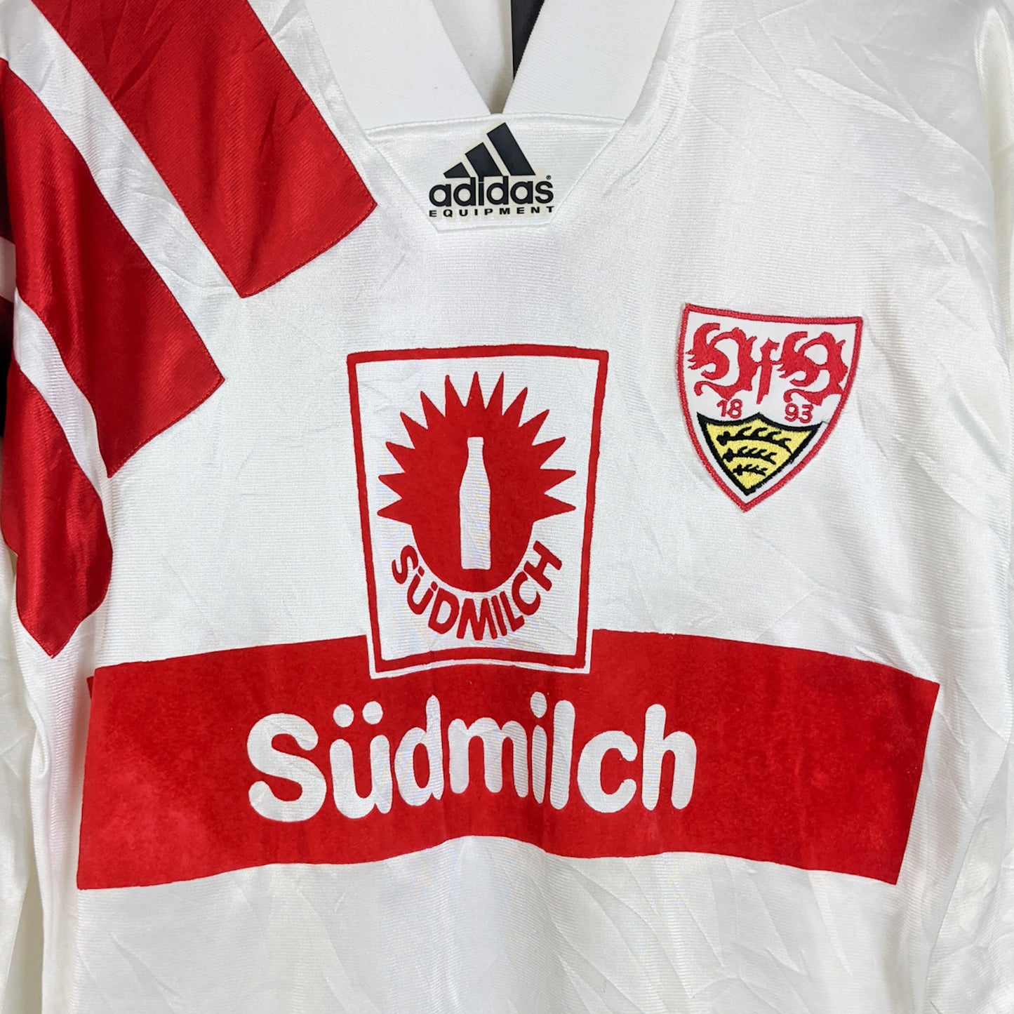 Original Stuttgart 1992/93 Home - #8 Size fit M (Long sleeve)