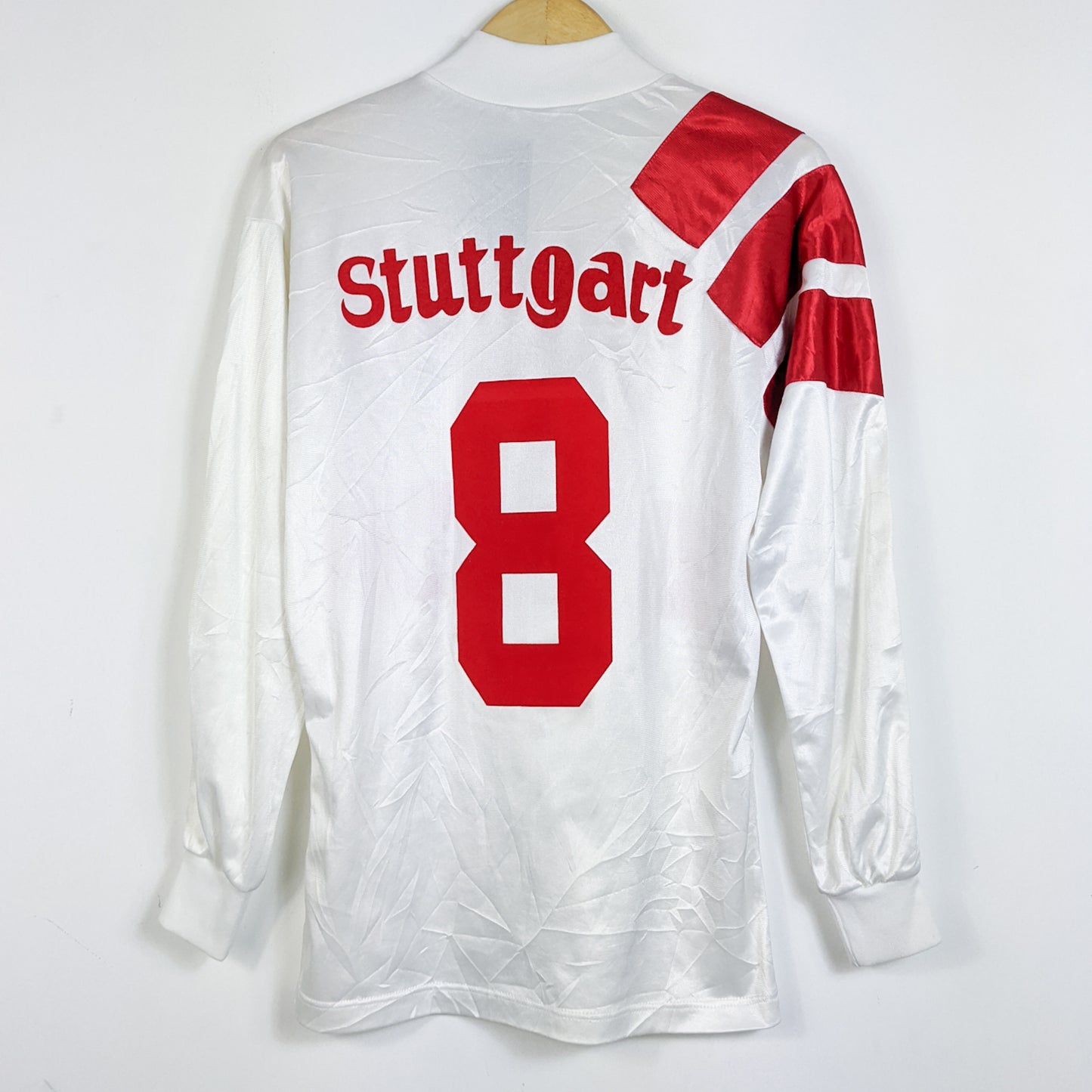 Original Stuttgart 1992/93 Home - #8 Size fit M (Long sleeve)