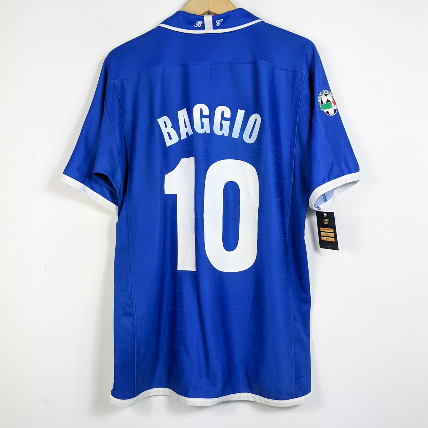 Original Brescia 2003/04 Home - Baggio #10 Size L fit XL