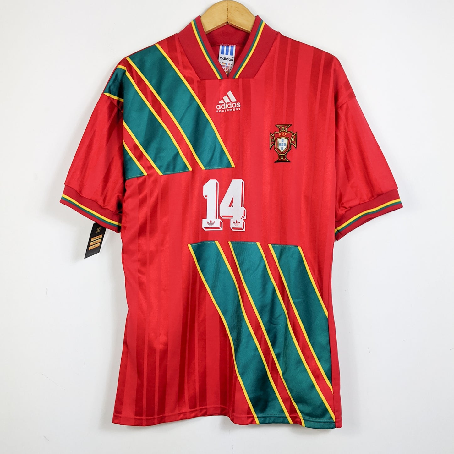 Original Portugal 1994/95 Home - #14 Size M fit L