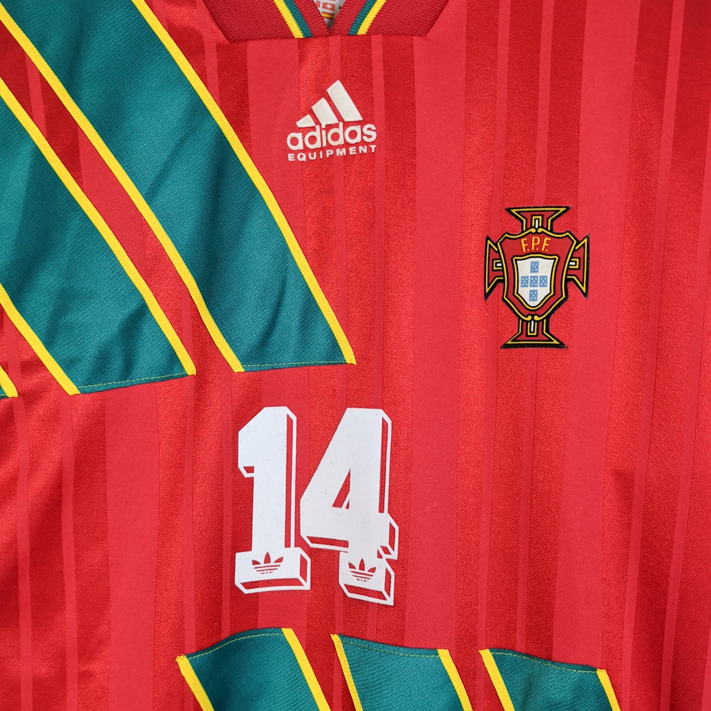 Original Portugal 1994/95 Home - #14 Size M fit L