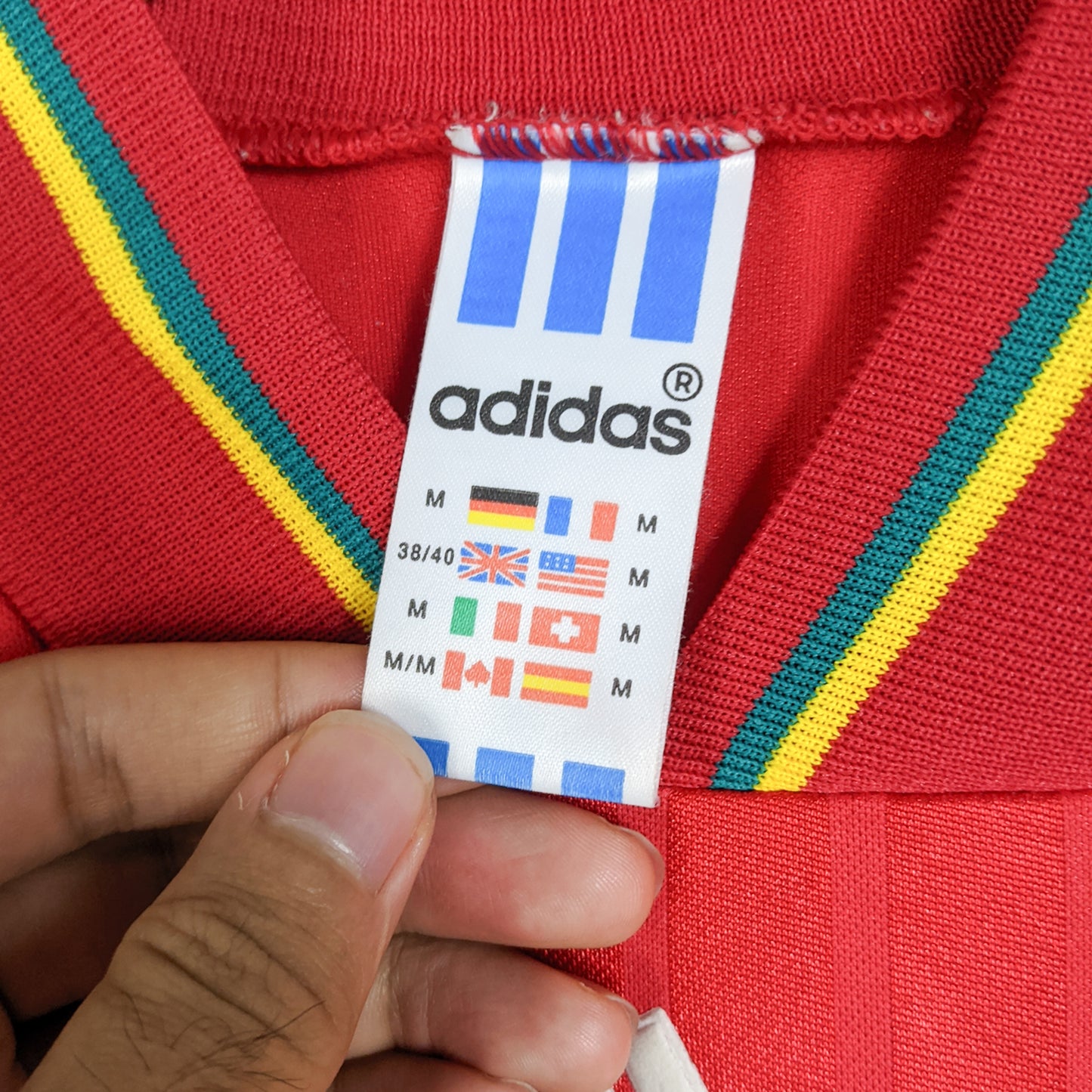 Original Portugal 1994/95 Home - #14 Size M fit L