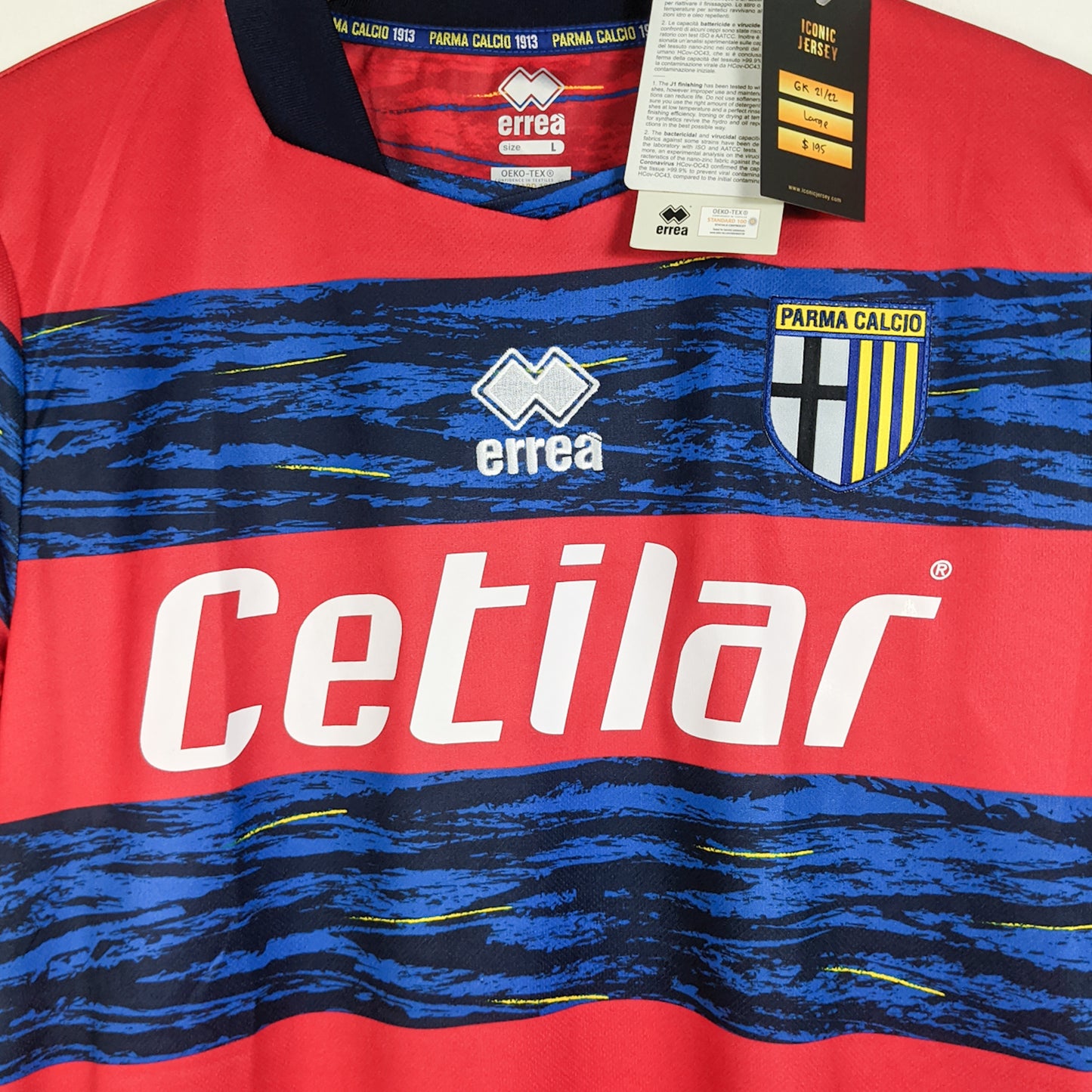 Original AC Parma 2021/22 GK - Buffon #1 Size L fit M (Bnwt)