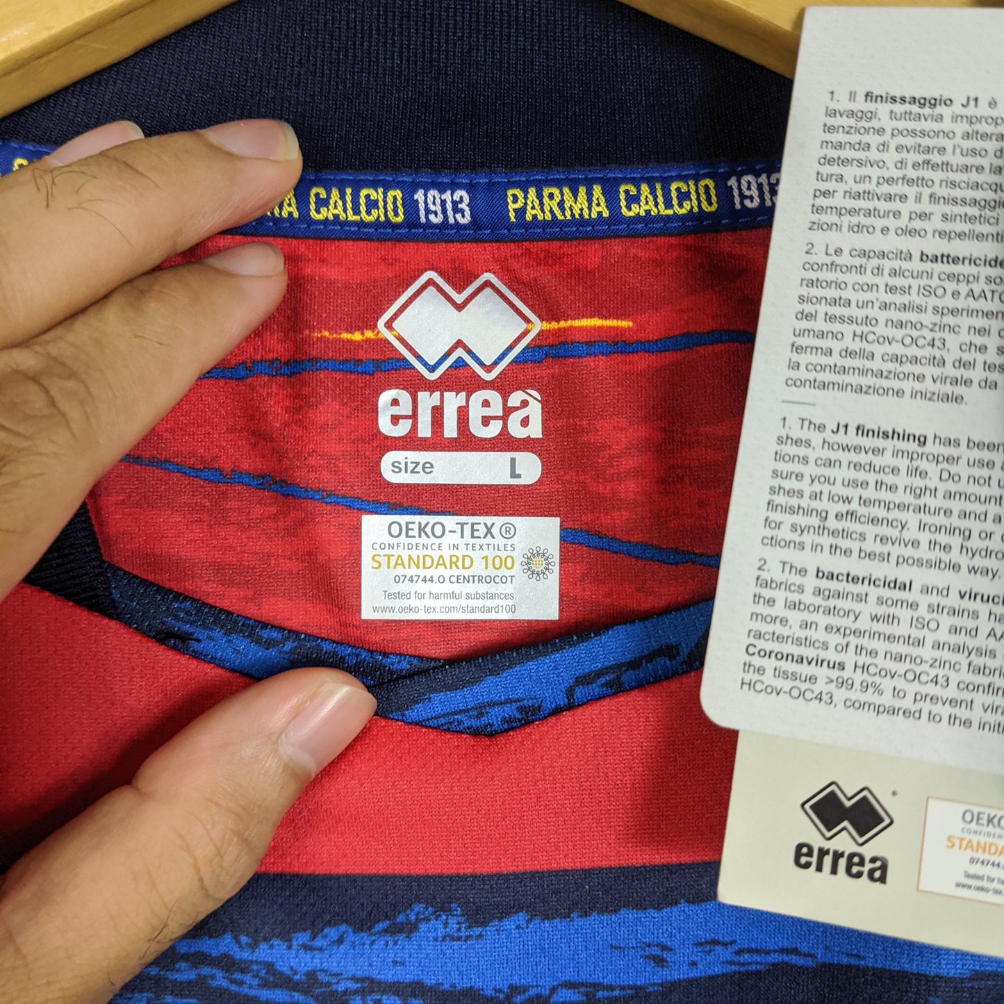 Original AC Parma 2021/22 GK - Buffon #1 Size L fit M (Bnwt)