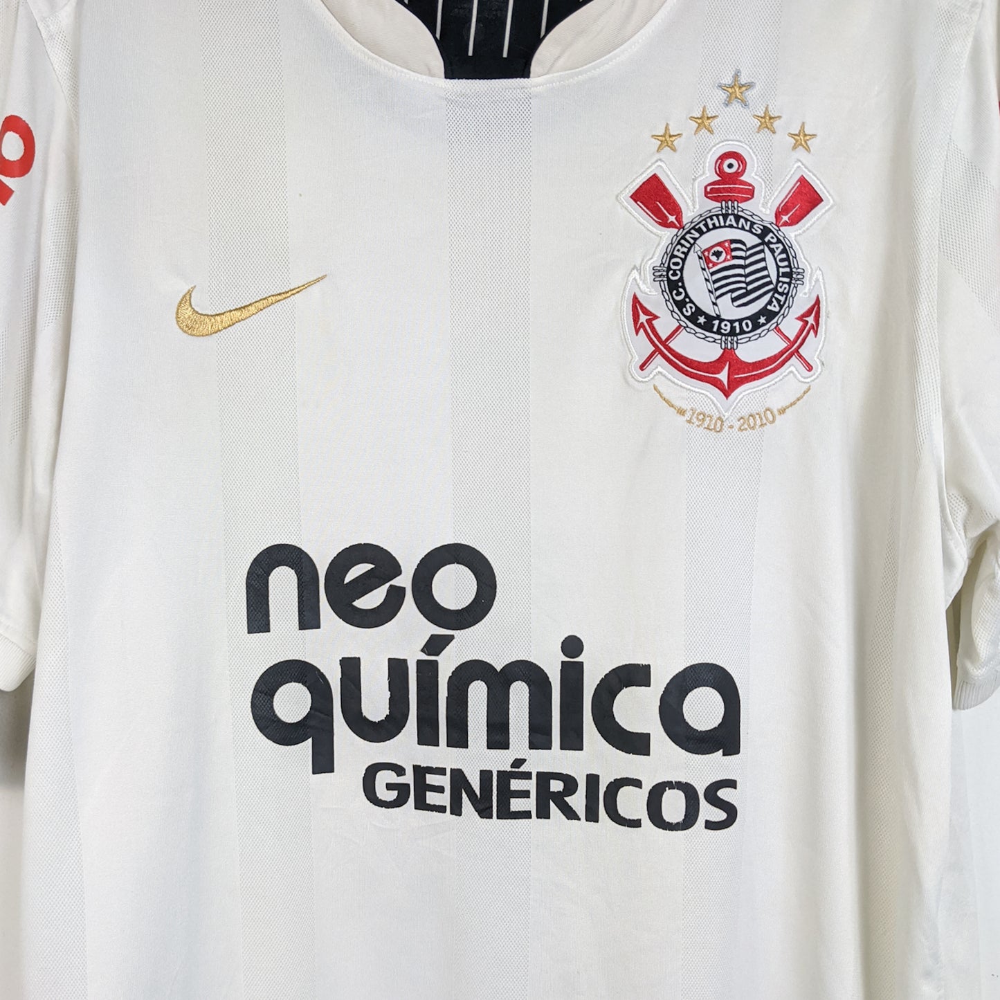 Original Corinthians 2010/11 Home - Ronaldo Nazario #9 Size L