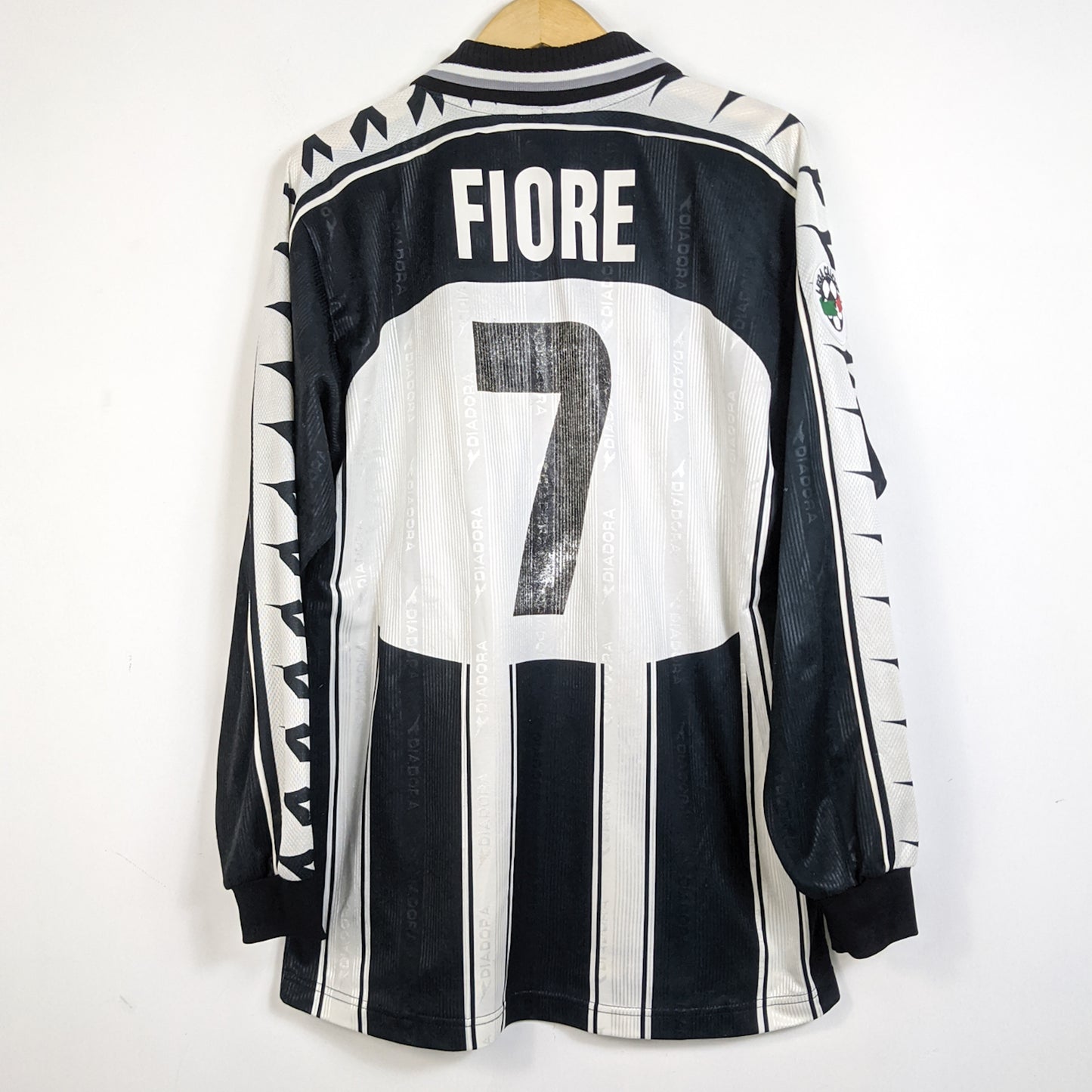 Original Udinese 1999/00 Home - Fiore #7 Size XL (Long sleeve)