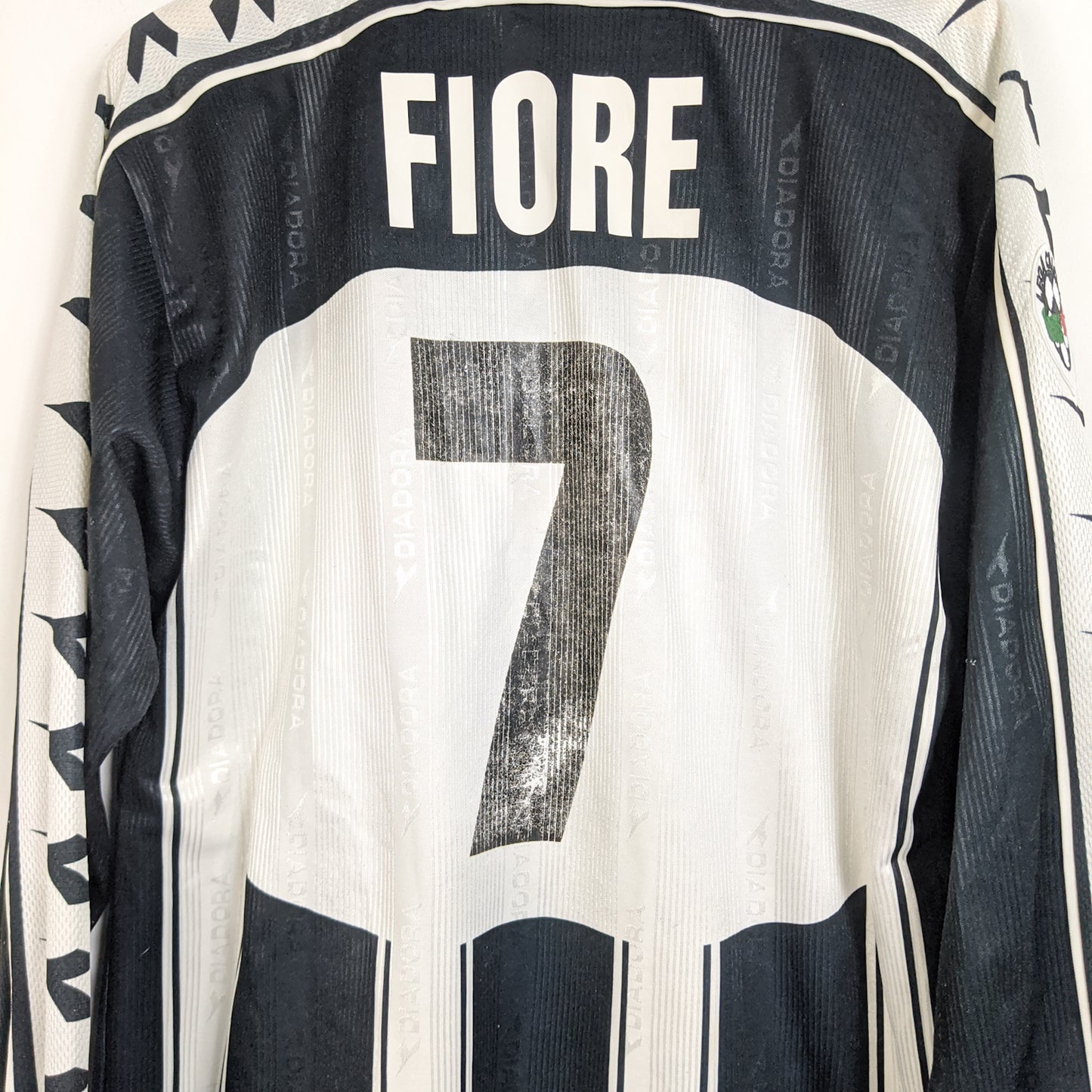 Original Udinese 1999/00 Home - Fiore #7 Size XL (Long sleeve)