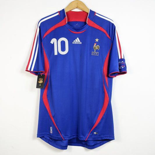 Original France 2006 Home - Zidane #10 Size L