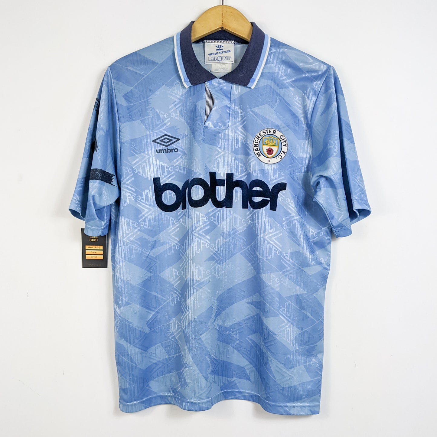 Original Manchester City 1991/93 Home - Size fit L