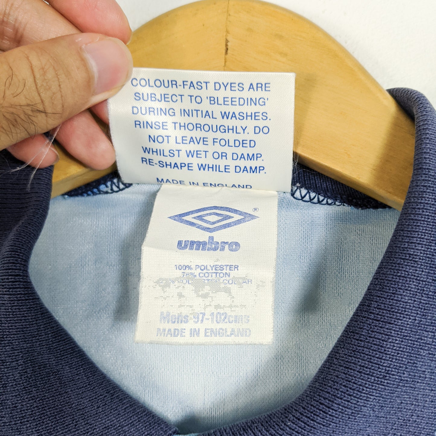 Original Manchester City 1991/93 Home - Size fit L