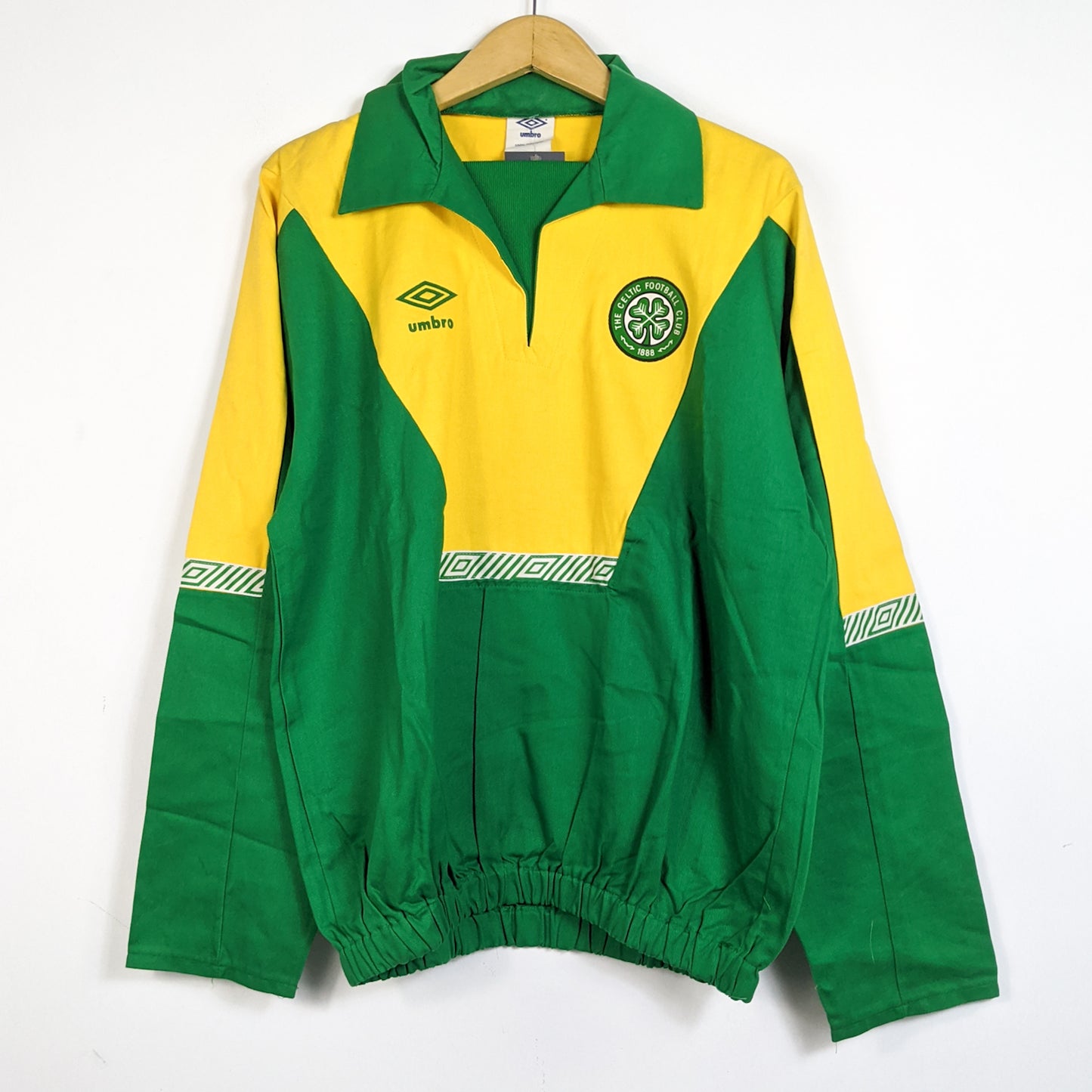 Original Celtic 1990 Drill Training Top - Size M fit L