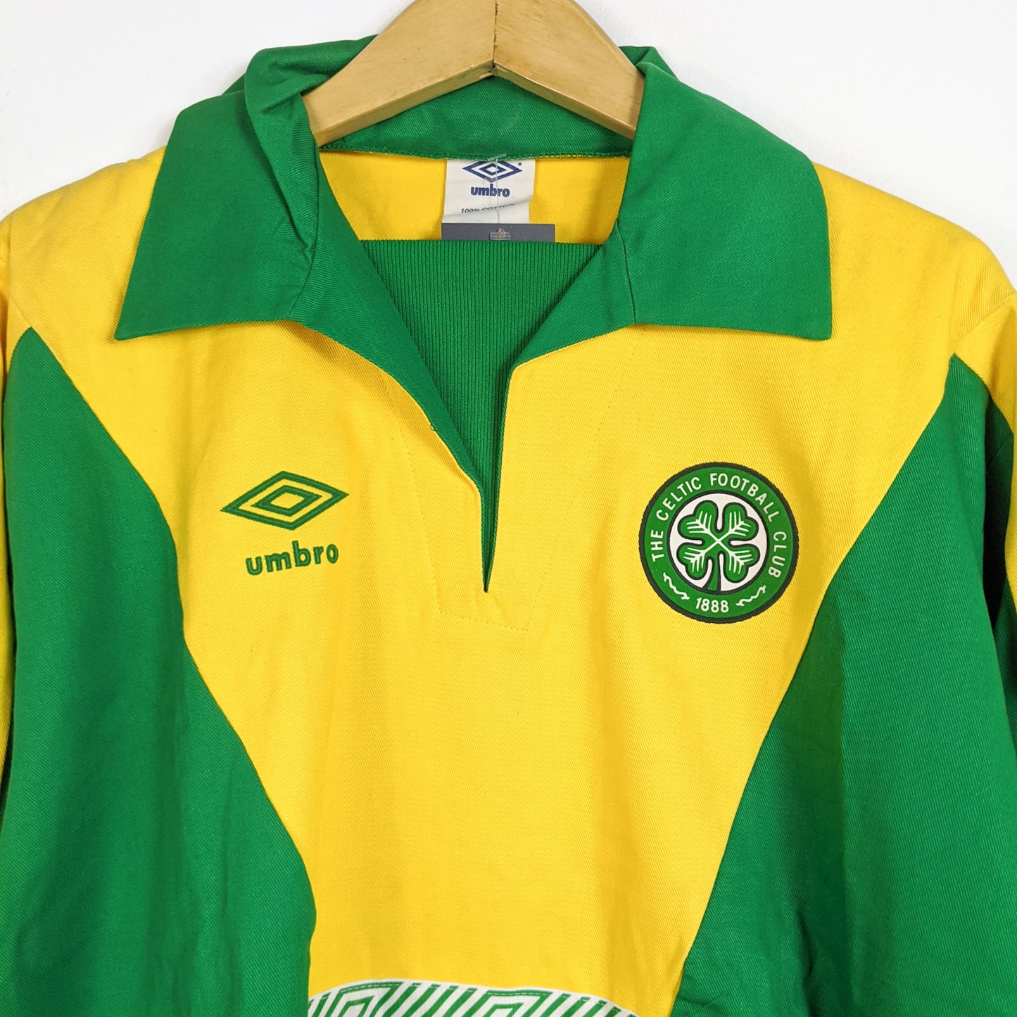 Original Celtic 1990 Drill Training Top - Size M fit L