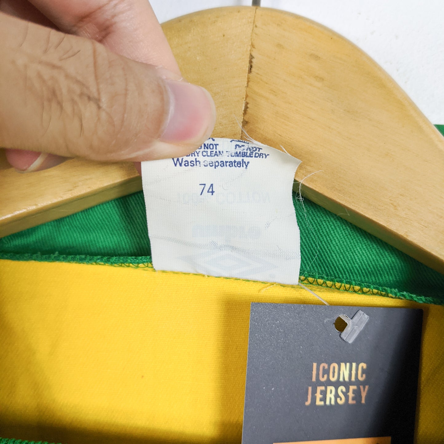 Original Celtic 1990 Drill Training Top - Size M fit L