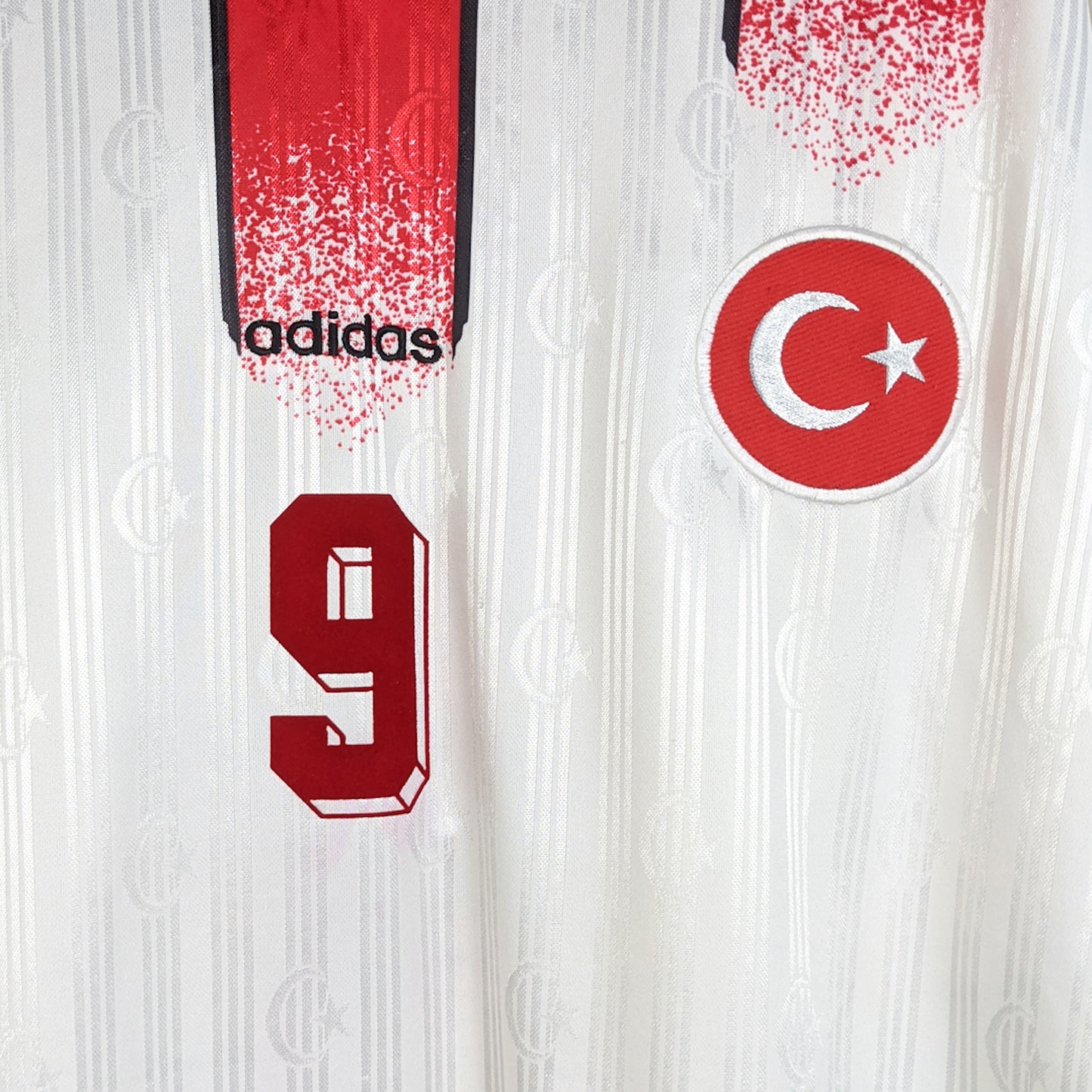 Original Turkey 1996 Away - Hakan #9 Size XL