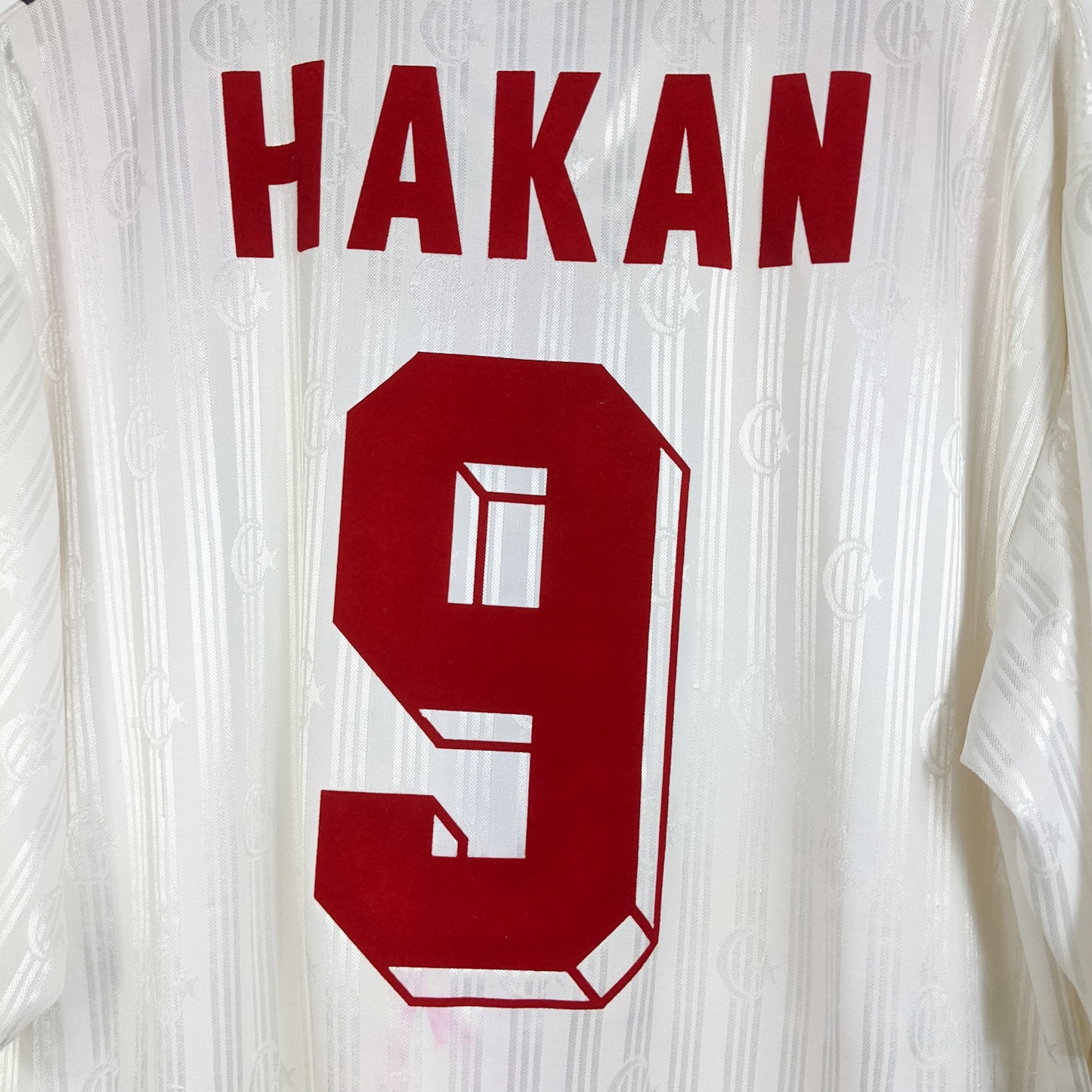 Original Turkey 1996 Away - Hakan #9 Size XL
