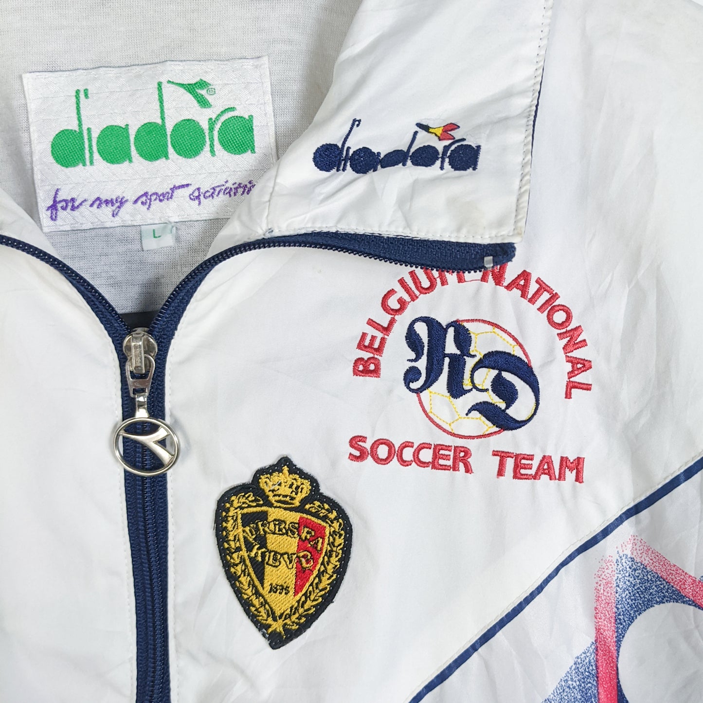 Original Belgium 1994 Training Suit - Size L (With pants - Size M)