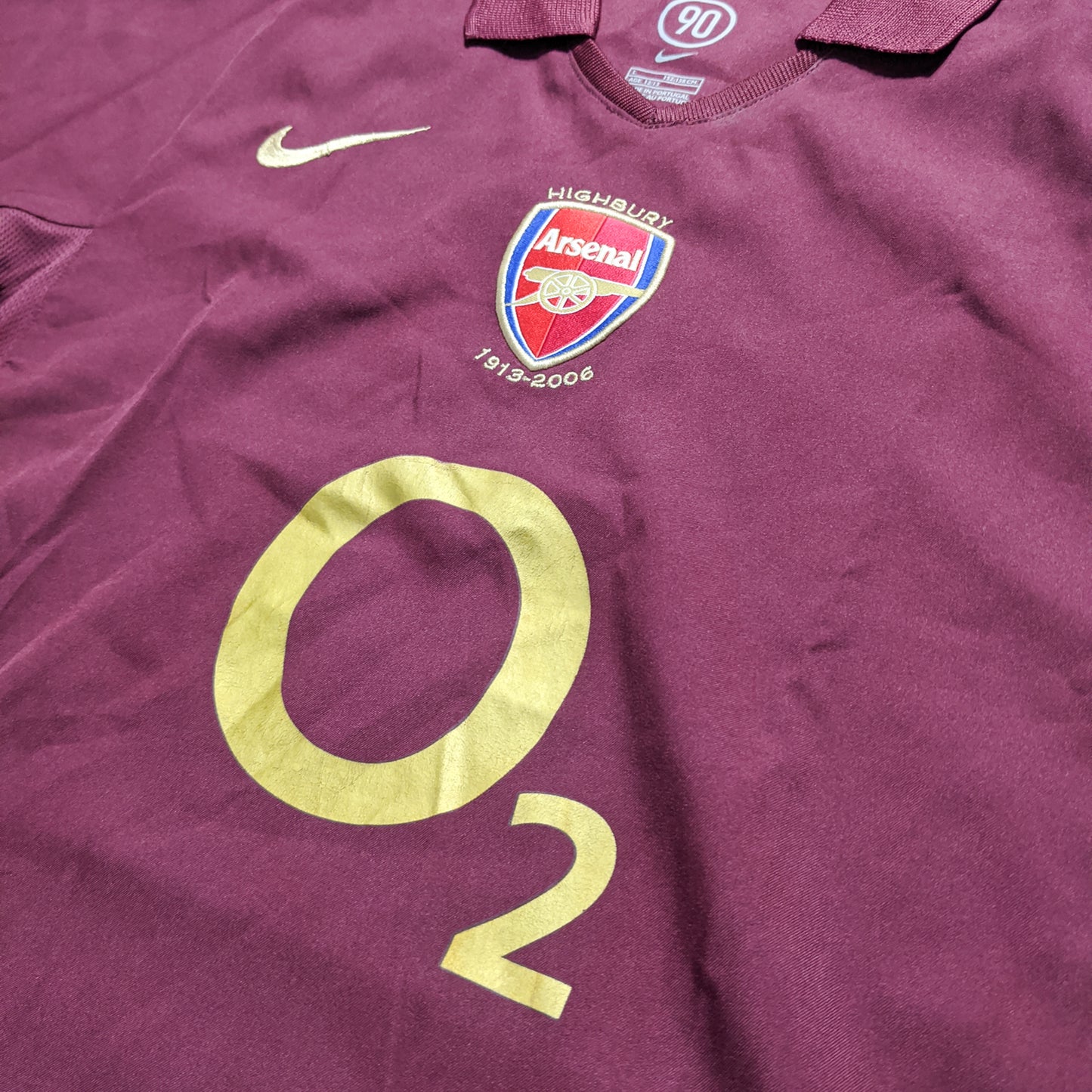 Original Arsenal 2005/06 Home - Size L Boys (10-12 Years)