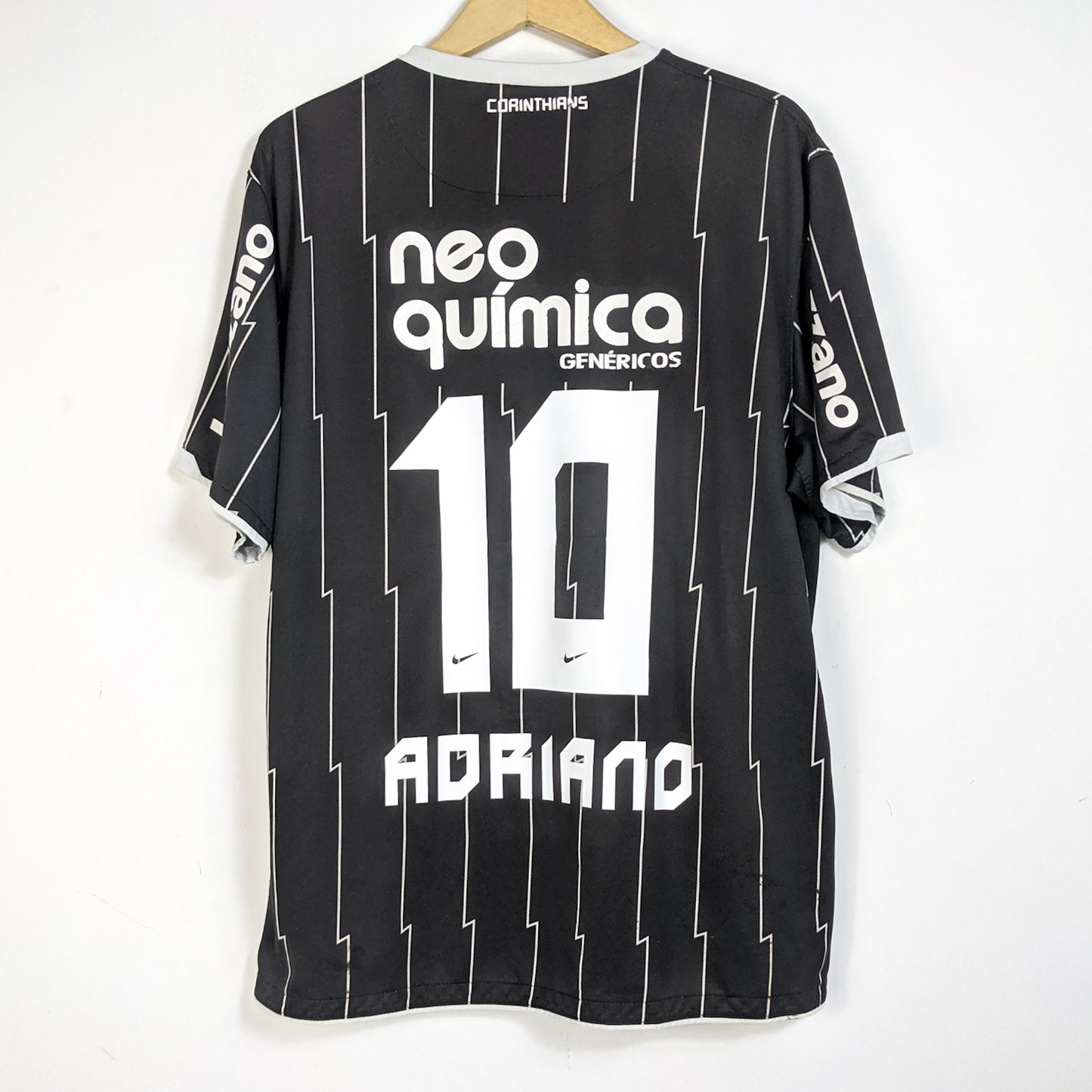 Original Corinthians 2011/12 Away - Adriano #10 Size fit XL