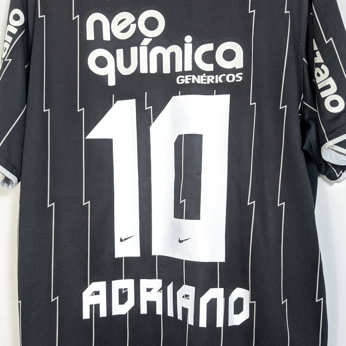 Original Corinthians 2011/12 Away - Adriano #10 Size fit XL