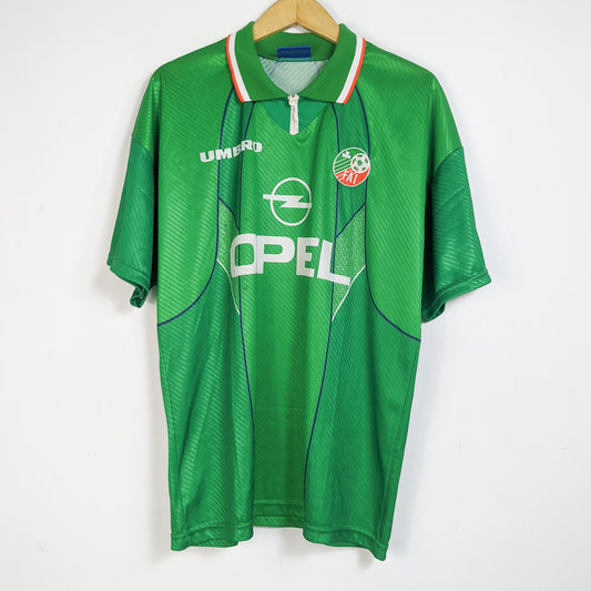 Original Ireland 1994/95 Home - Keane #5 Size L