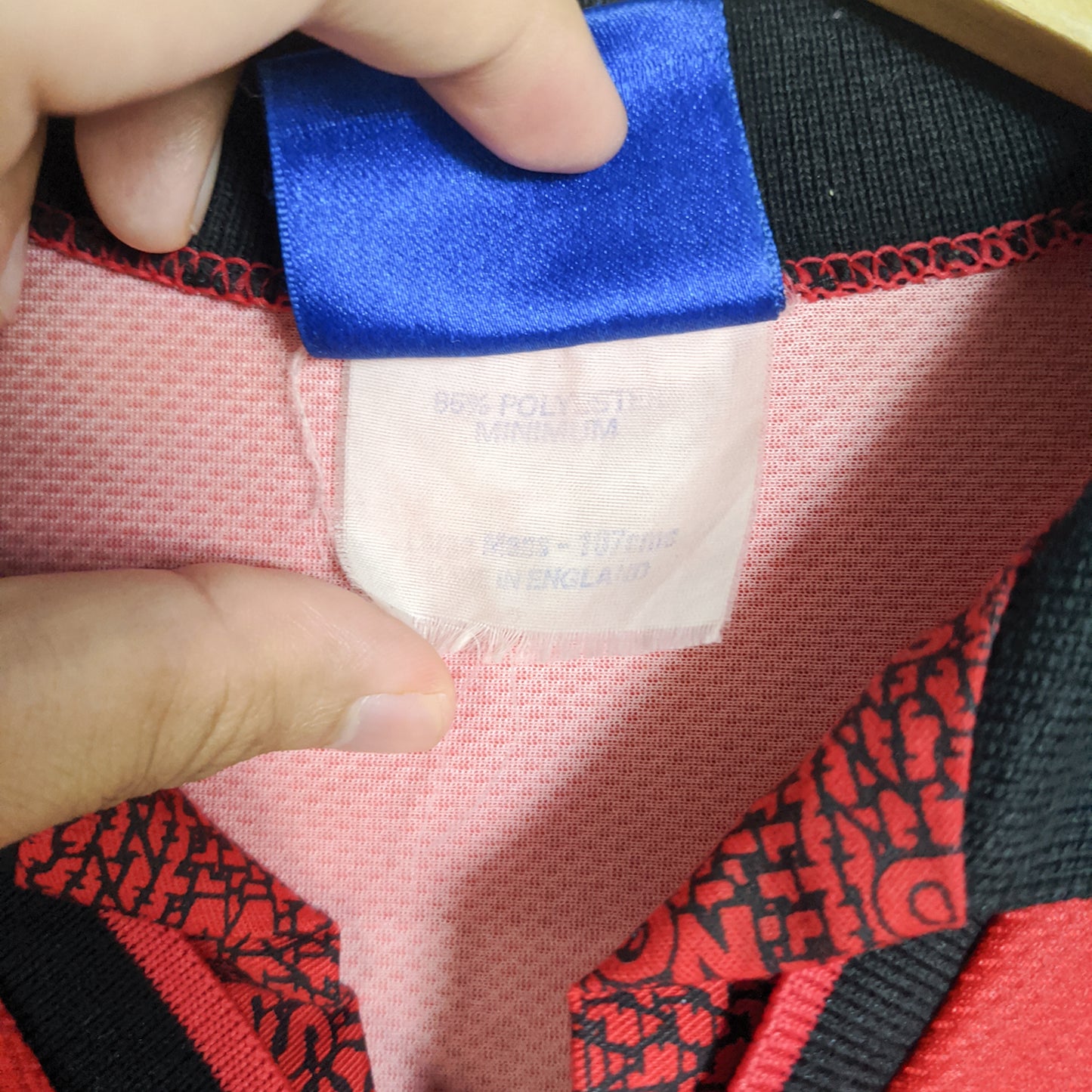 Original Manchester United 1994/95 Home - Beckham #24 Size L fit XL