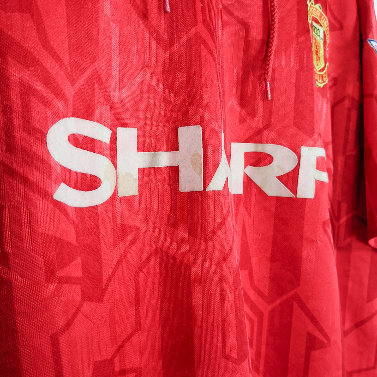 Original Manchester United 1993/94 Home - Keane #16 Size L