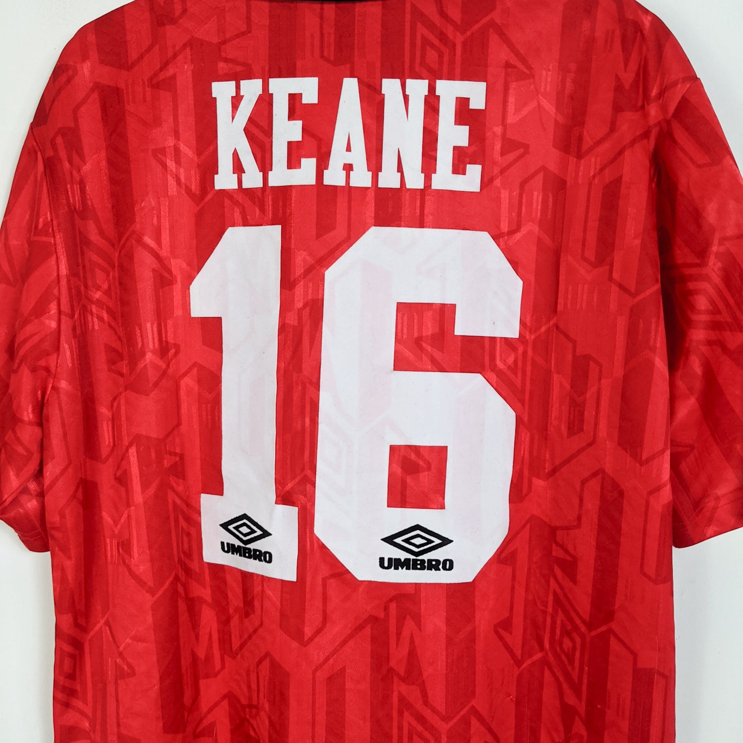 Original Manchester United 1993/94 Home - Keane #16 Size L