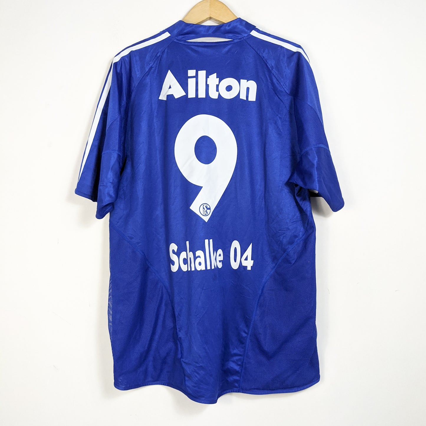 Original Schalke 04 2004/05 Home - Ailton #9 Size XL