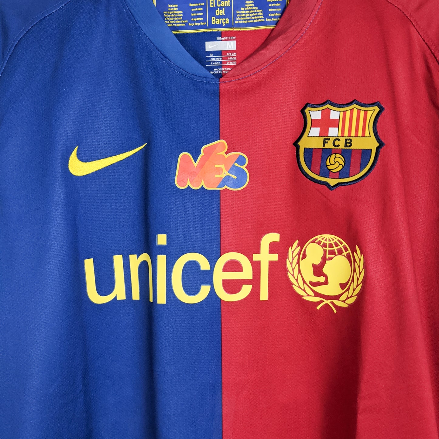 Original Barcelona 2008/09 Home - Henry #14 Size M