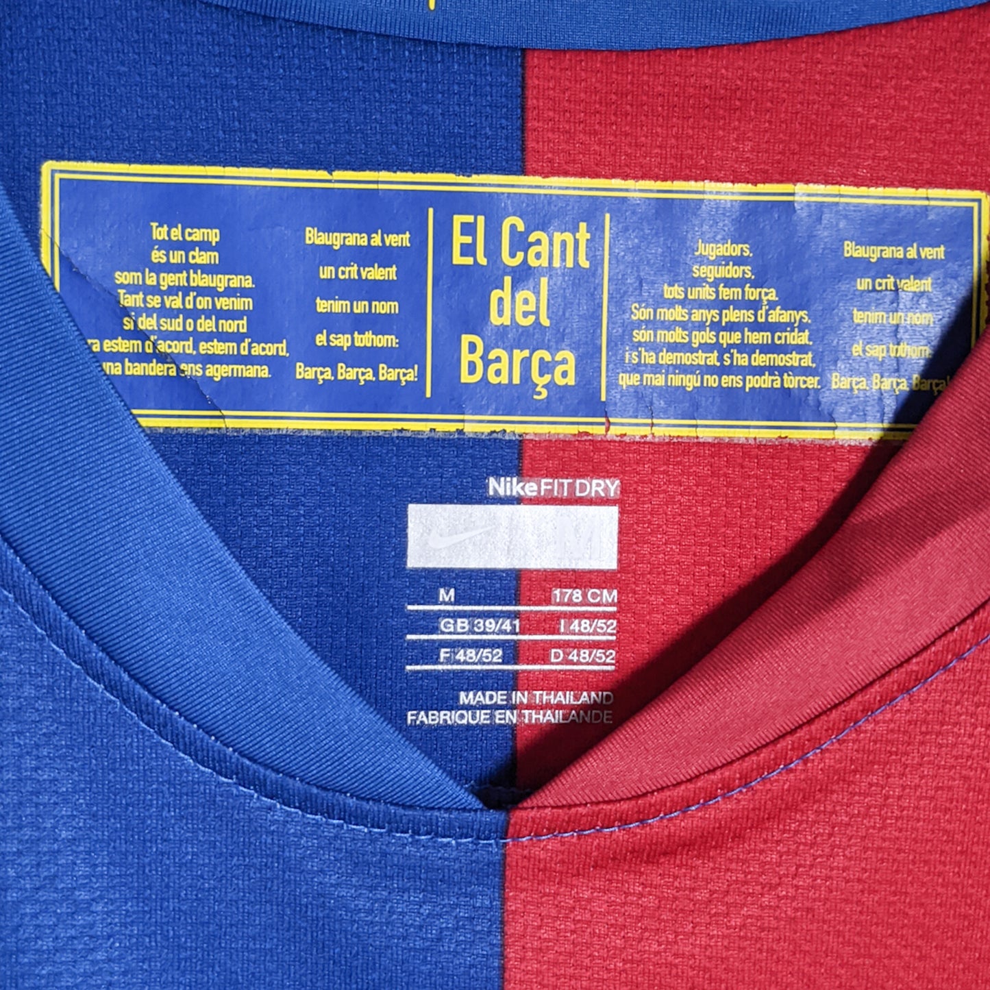 Original Barcelona 2008/09 Home - Henry #14 Size M