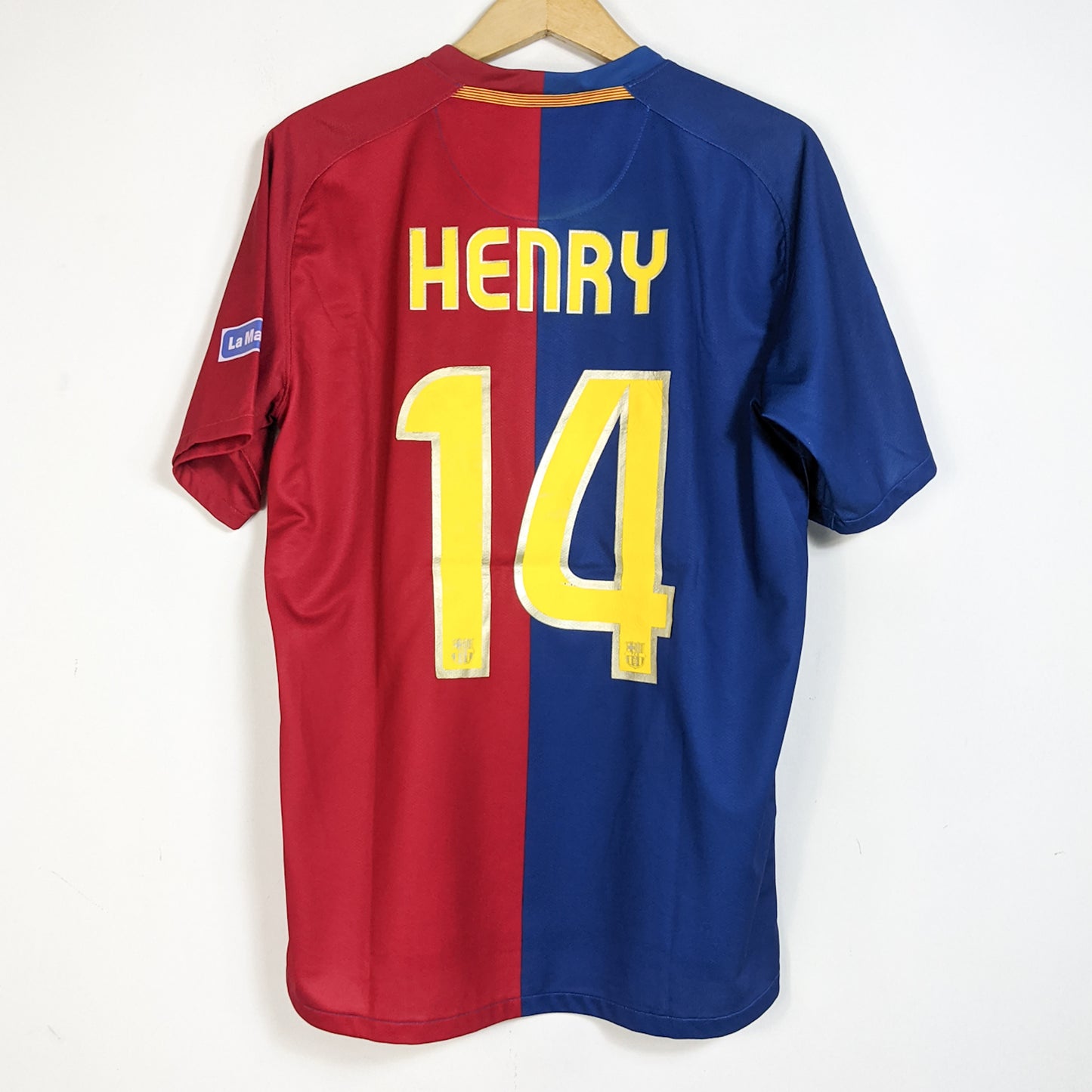Original Barcelona 2008/09 Home - Henry #14 Size M