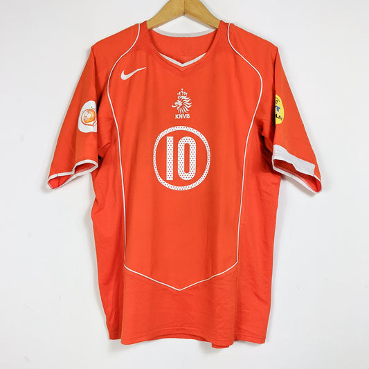 Original Netherlands 2004/06 Home - Nistelrooy #10 Size L