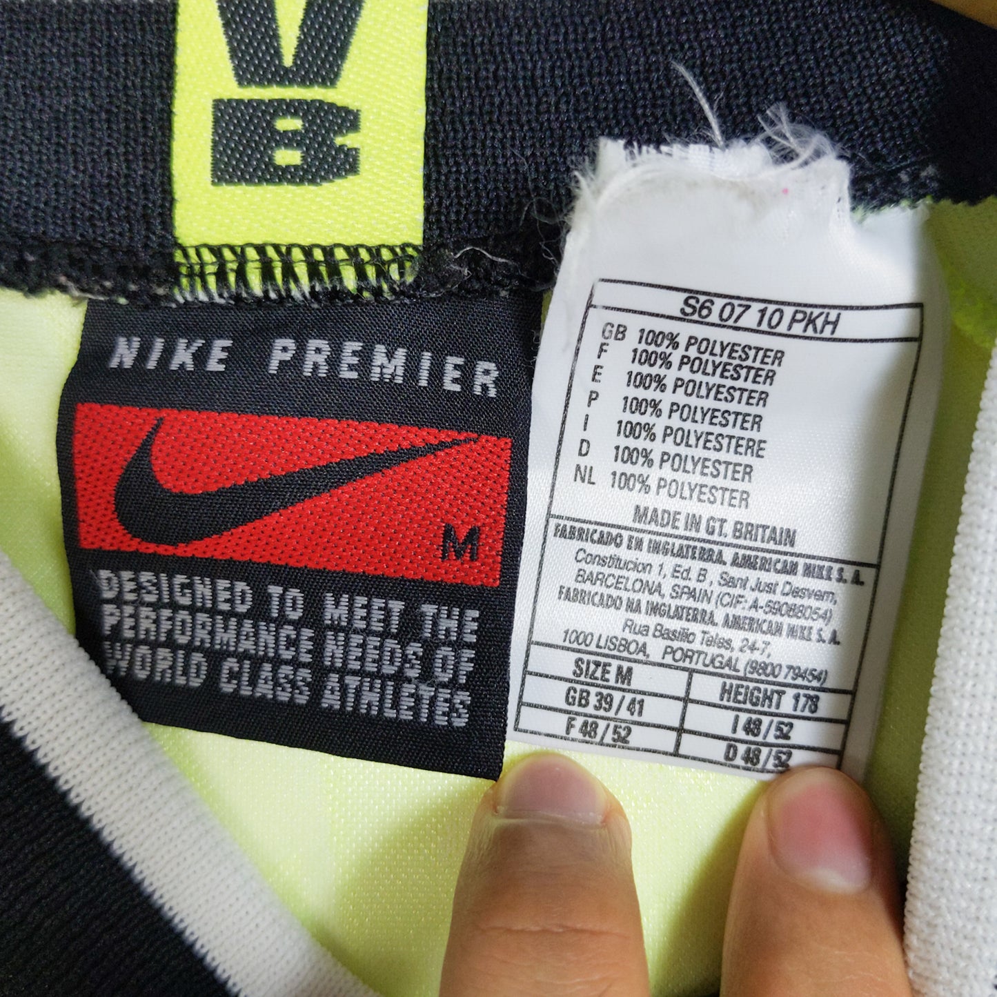 Original Dortmund 1995/96 Home - Size M (Long sleeve) (With short)