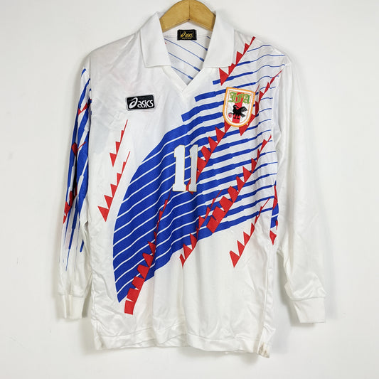 Original Japan 1994 Away - Kazu #11 Size L fit M (Long sleeve) (Player Issue)