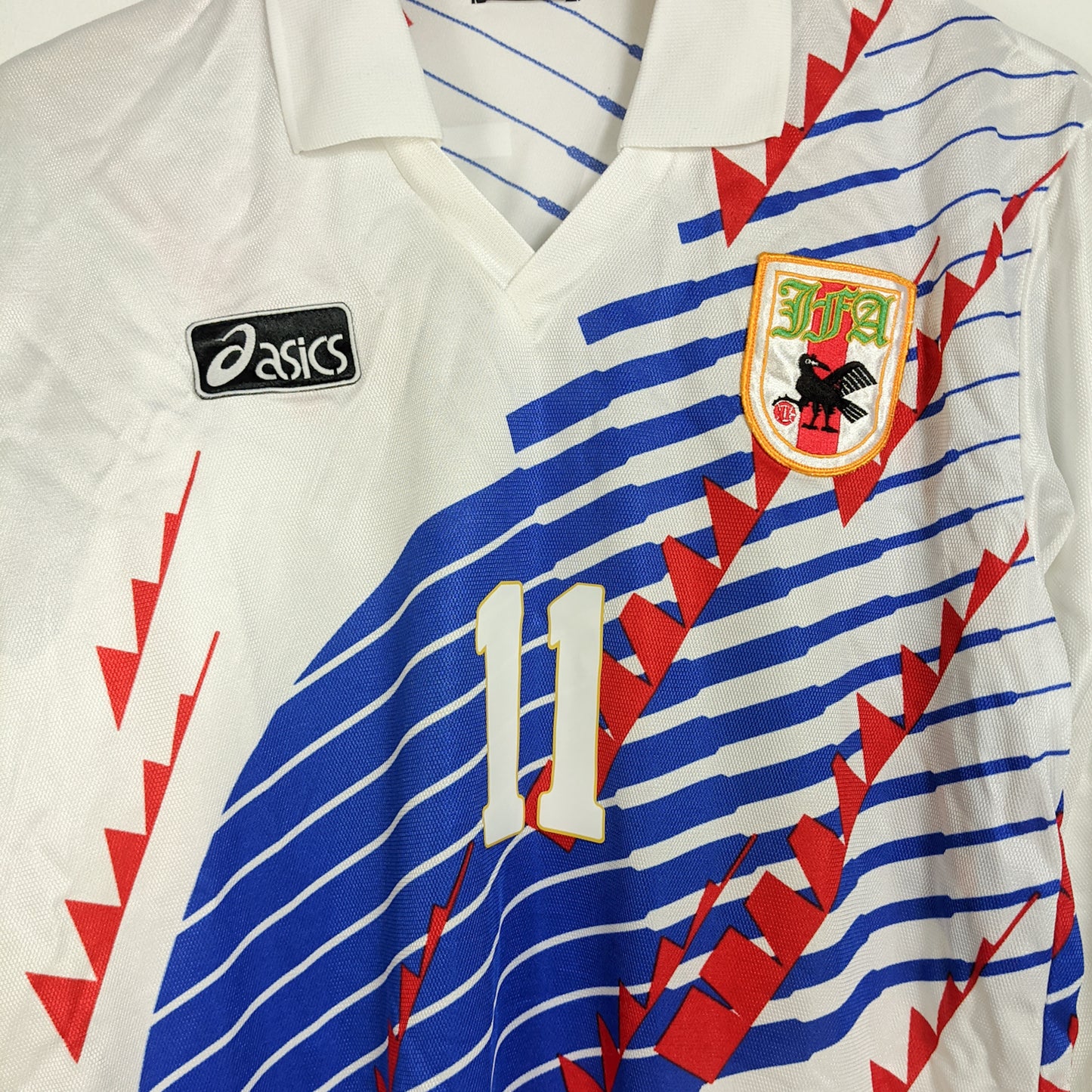 Original Japan 1994 Away - Kazu #11 Size L fit M (Long sleeve) (Player Issue)