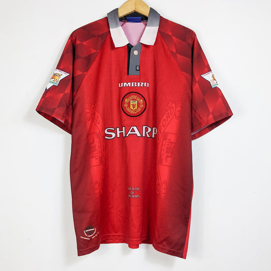 Original Manchester United 1997/98 Home - Beckham #7 Size XL