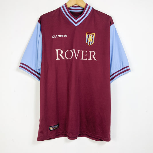 Original Aston Villa 2002/03 Home - Hadji #20 Size fit L