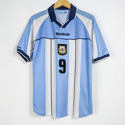 Original Argentina 2000/01 Home - Batistuta #9 Size fit M