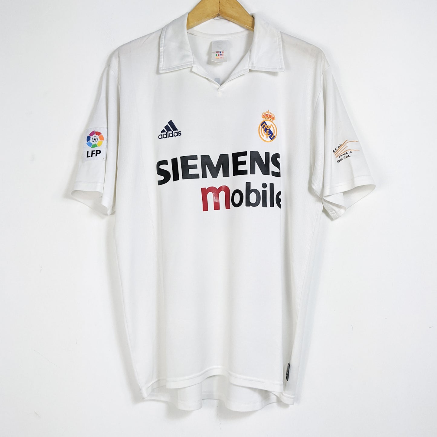 Original Real Madrid 2001/02 Home - Zidane #5 Size M