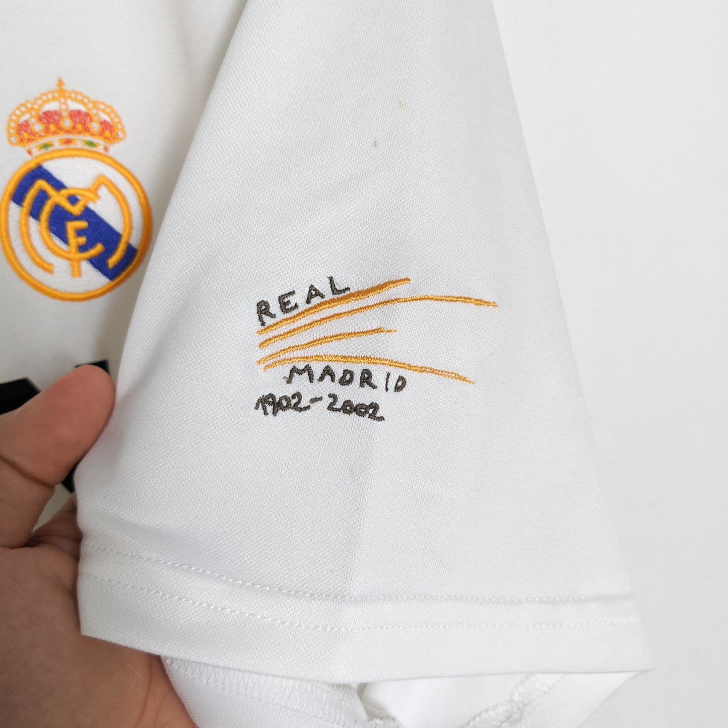 Original Real Madrid 2001/02 Home - Zidane #5 Size M