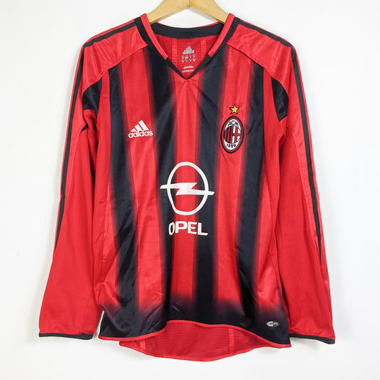 Original AC Milan 2004/05 Home - Kaka #22 Size S (Long sleeve) (Player Issue)