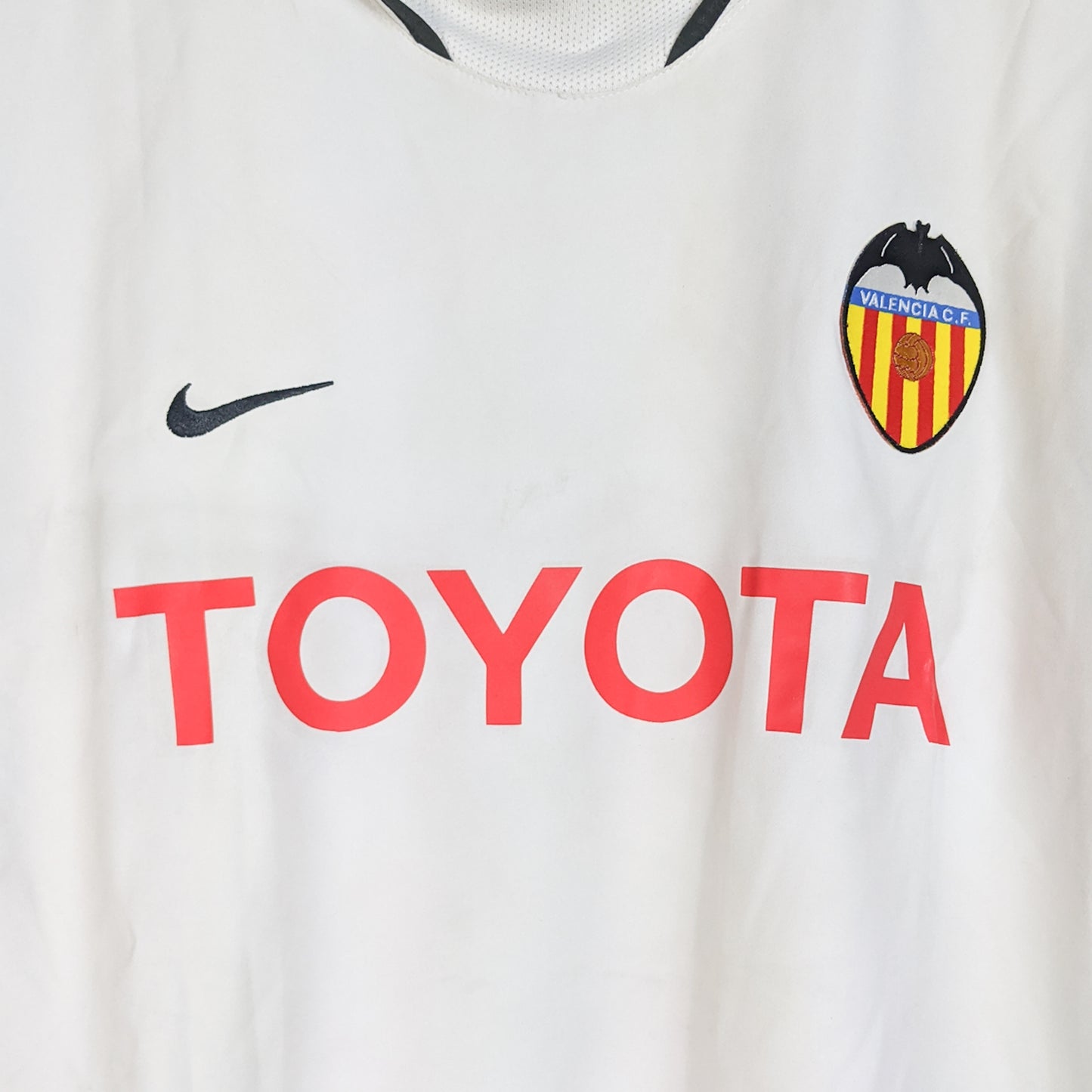 Original Valencia 2003/04 Home - Ayala #4 Size L