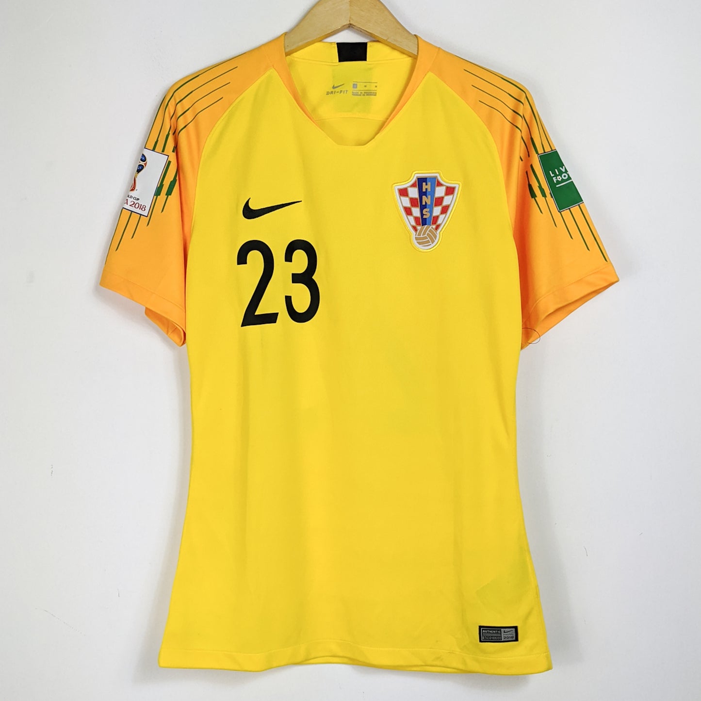 Original Croatia 2018/20 GK - Subasic #23 Size M