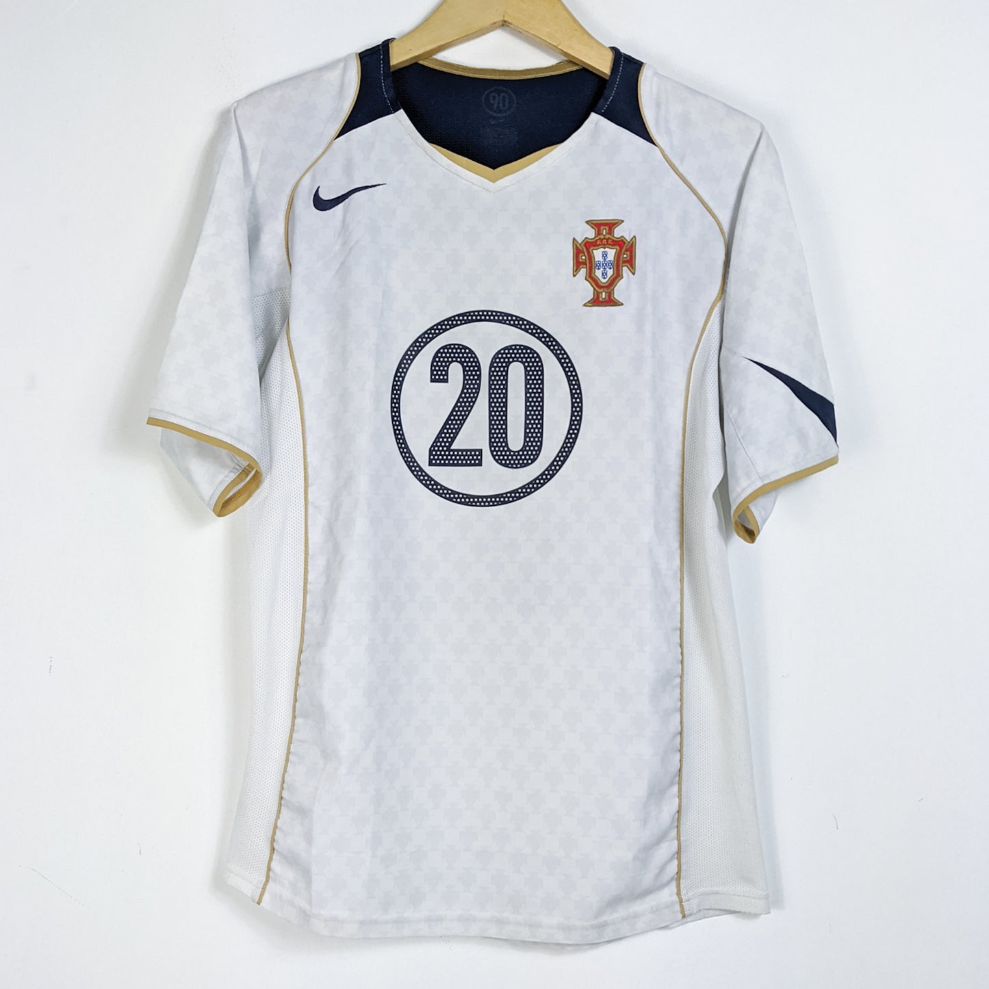 Original Portugal 2004 Away - Deco #20 Size fit S