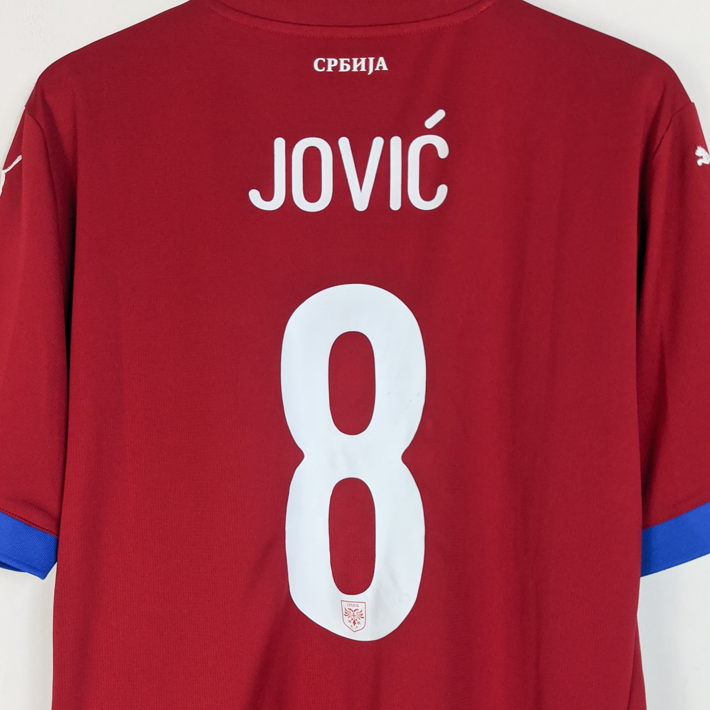 Original Serbia 2024 Home - Jovic #8 Size XL