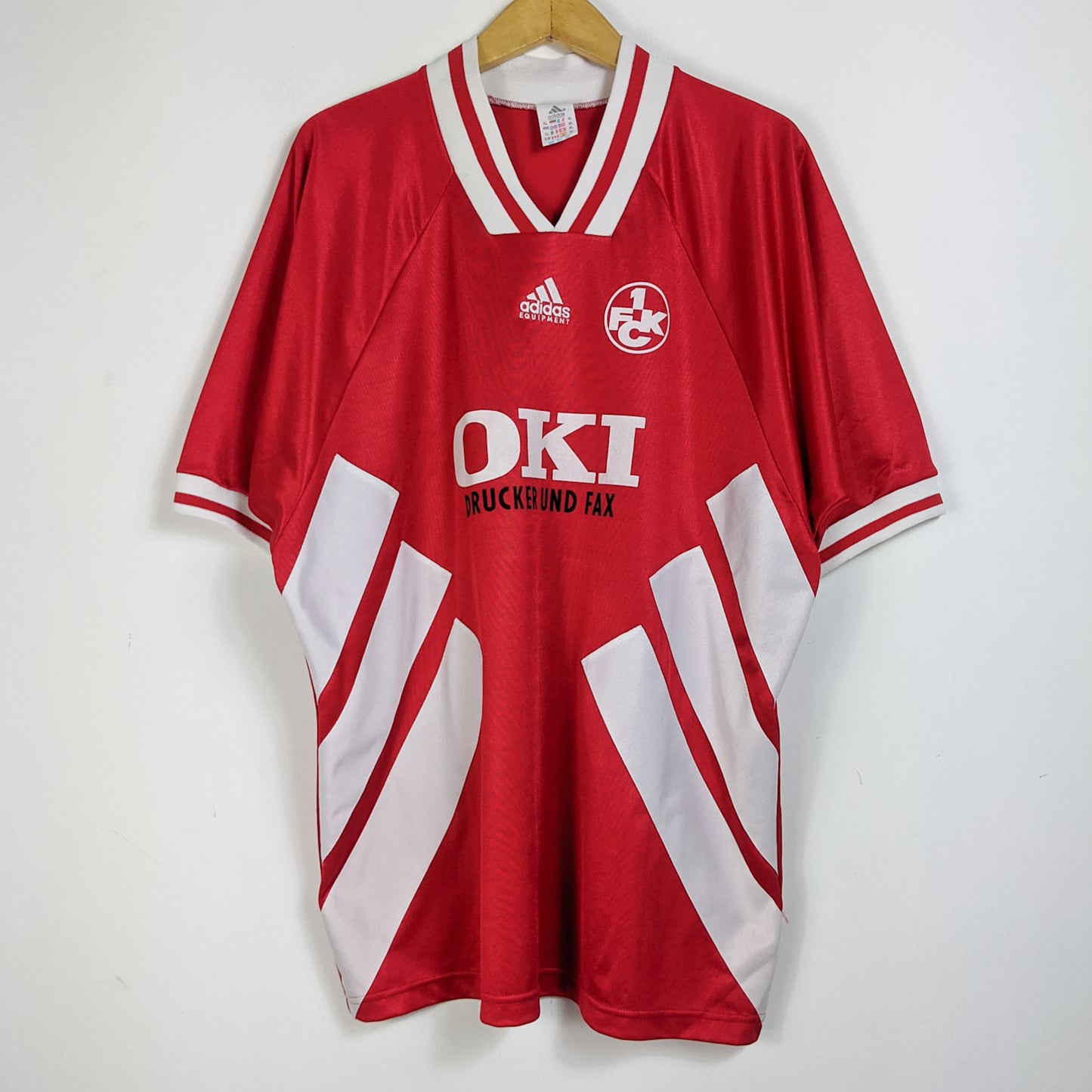 Original Kaiserlautern 1994/95 Home - Brehme #6 Size XL
